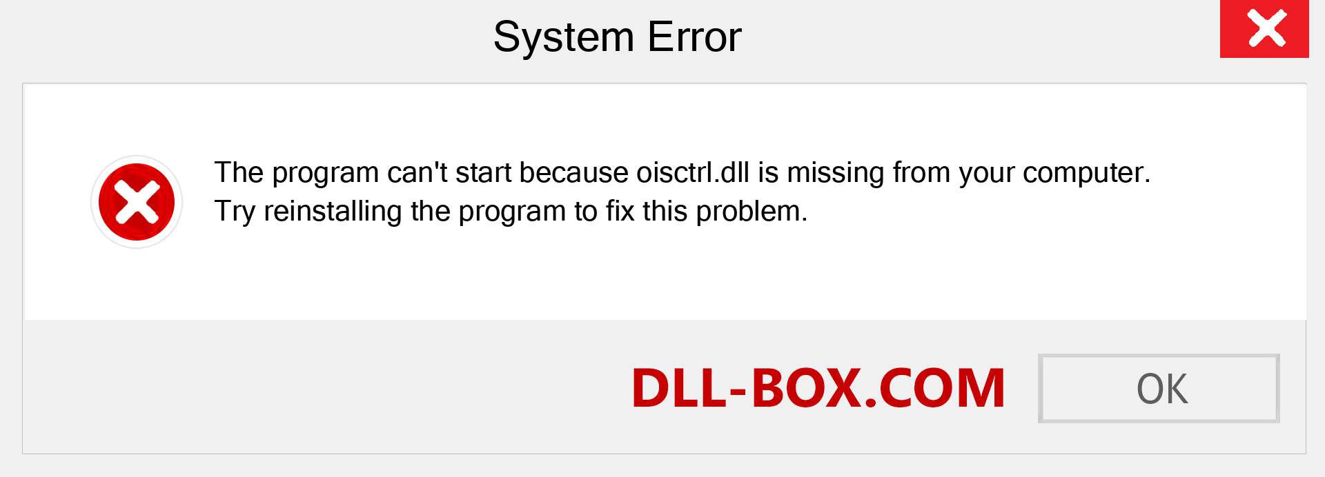 oisctrl.dll file is missing?. Download for Windows 7, 8, 10 - Fix  oisctrl dll Missing Error on Windows, photos, images
